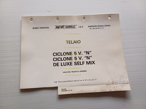 Garelli ciclone - 5v, n