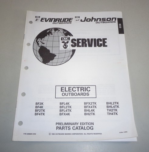 Catalogo parti omc - parti, johnson