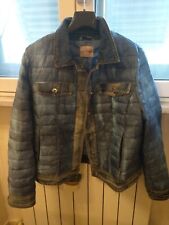 Piumino Giacca Jeans Fiorella Rubino blu tg 39=48 comoda nuovo Con etichette 