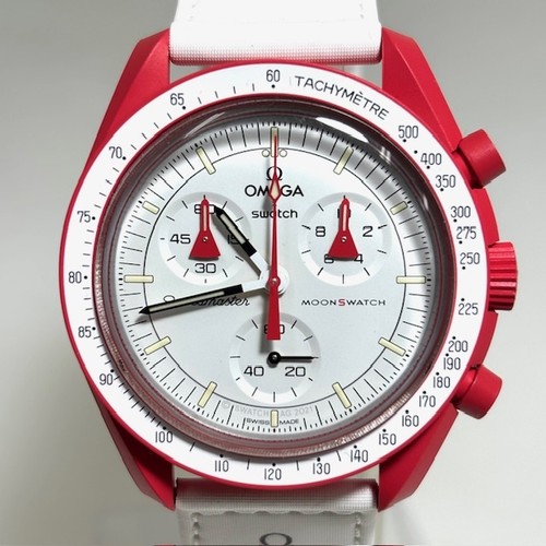 Omega swatch moonwatch mars - x,