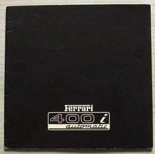 Brochure vendita FERRARI 400i
