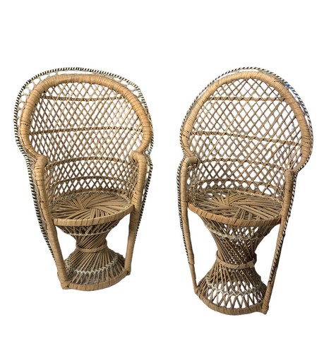 Sedia pavone rattan - , vimini