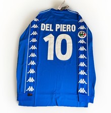 Maglia Retro Del Piero N10 1998/99 Long Sleeves Vintage Calcio Serie A L/XL