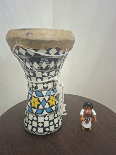 Tamburo darbuka mosaico - tamburo, legno