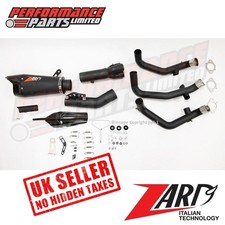 Impianto di scarico Triumph 765 Street Triple 2024 Zard nero inox/carbonio corsa