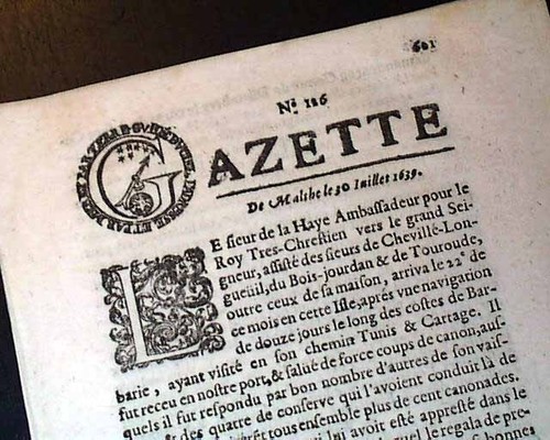 Raro antico periodico francese