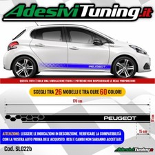 Kit 2 Adesivi Strisce Laterali