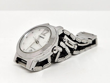 Orologio da polso donna CASIO ltp 1282 in acciaio inox piccolo BIANCO PERLA