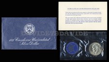 STATI UNITI D'AMERICA 1973 - DOLLARO EISENHOWER ARGENTO - FDC IN CONFEZIONE