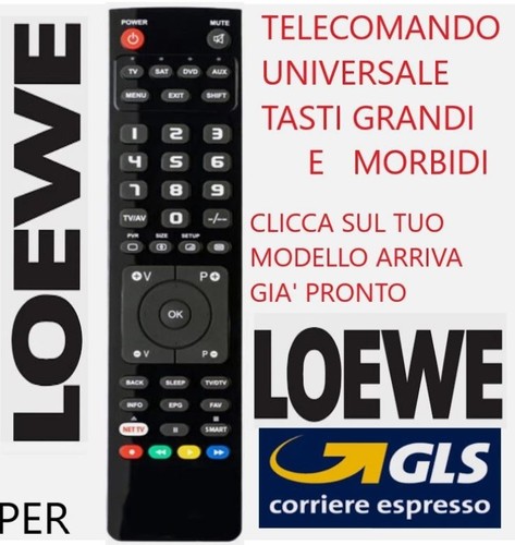 Telecomando universale loewe - telecomando,