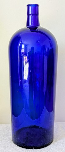 Bottiglia farmacia blu
