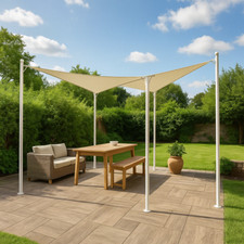 Gazebo da giardino con telo a