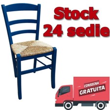 Set da 24 sedie paesana paglia