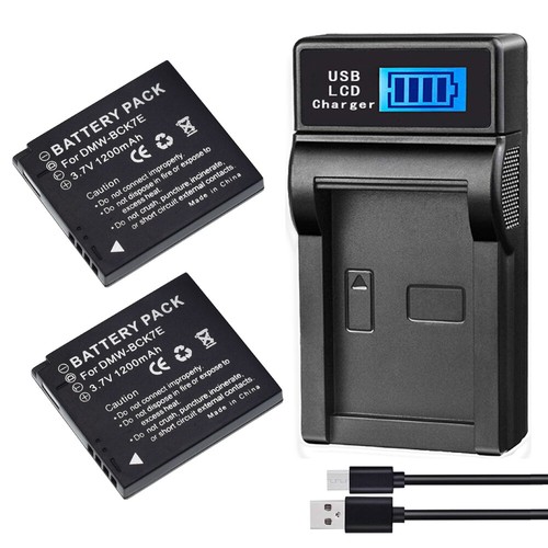 Batteria caricatore lcd - 2x, +
