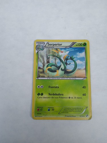 Carta pokemon serperior 114 - pokemon, 5/114