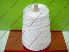 Rocca di Cotone perlato per uncinetto 500 gr. BIANCO n°16 Gomitolo grande! *