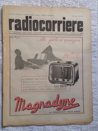 Radiocorriere eiar 1941 n - radiocorriere,