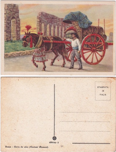Roma carro vino costumi - da,