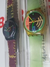 OROLOGI SWATCH LOTTO Nr.2 - 1986 E 1987 FUNZIONANTI CON BATTERIE RARI SCAT+CERT