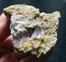 V - QUARZO var. Cristalli di AMETISTA (cava di Capurru, Osilo, Sardegna, Italia)