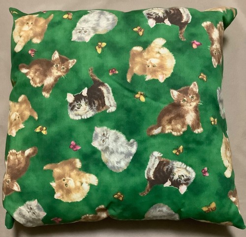 Cuscino gatto verde