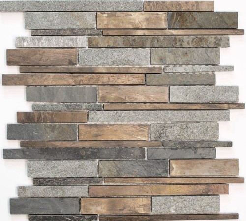 Mosaikmatte pietra rame mix - pietra,