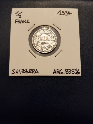 Moneta argento franc 1934 - argento,