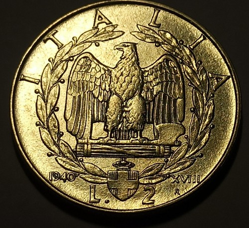 Moneta lire 1940 - moneta, 2