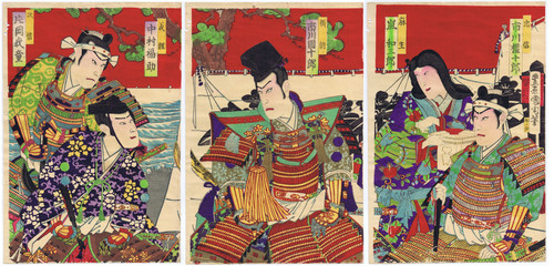 Utagawa kunitora teatro - kunitora,