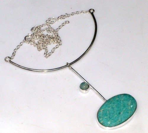 Collana charm amazzonite - collana,