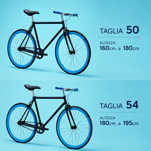 Bici fixed single speed scatto