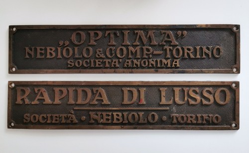 Targhe della società nebiolo - targhe,