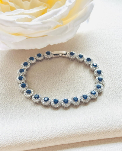 Bracciale tennis donna rotondo - bracciale,