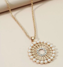 Collana lunga Zara placcata