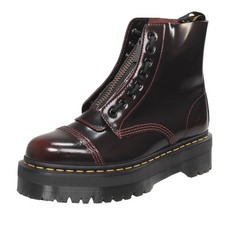 Dr. Martens Sinclair Bordeaux - Donna Scarpe Stivaletti Stringati