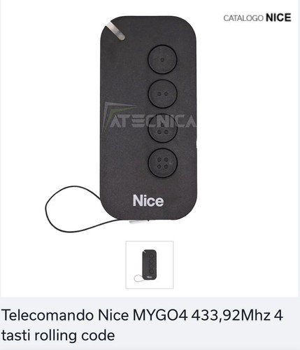 Nice mygo4 radiocomando - nice,