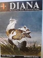 DIANA Rivista del Cacciatore n.11 15 giu 1967 Struzzo-Coturnice-Quagli