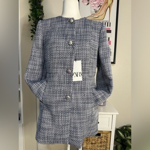 Blazer zara blu chiaro - zara,