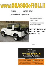 Bikini Soft Top Nero Suzuki Samurai Santana Sj410 Sj413 Altissima Qualità