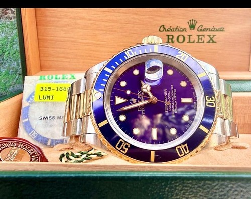 Rolex submariner 16613 purple