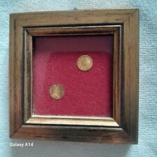 MONETE ORO 8K Quadretto con  Papa e dollaro america le più piccole