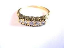 Antico Anello Oro 585 Con