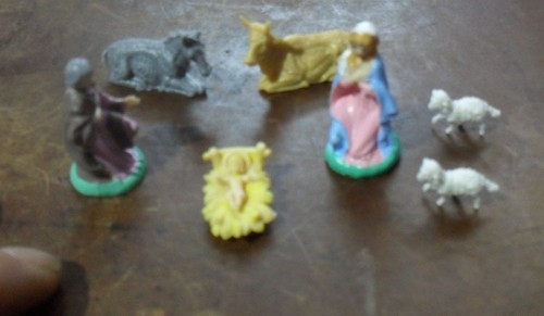 Miniature crib nativities - miniature, 3