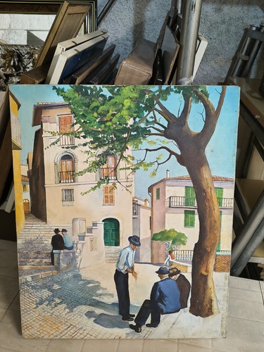 Dipinto olio tela - dipinto, scorcio