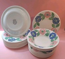 RICHARD GINORI MONDOVÌ VERBENA ROSA 18 PIATTI GIÓ PONTI PAOLA VINTAGE 