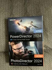 Nuovo software CyberLink Power Director Ultra & Photo Director Ultra 2024 - sigillato