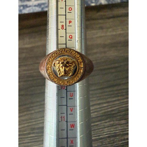 Anello versace bicolore - anello, oro
