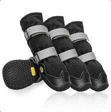 Scarpette Cane Antiscivolo Con Cinghie Riflettenti, Alti Stivali per Cani Imperm