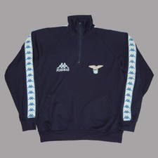 FELPA LAZIO KAPPA VINTAGE GIACCA TRAINING JACKET ENTRENAIMENTO VINTAGE 1987-1989