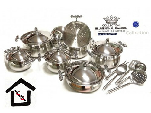 Set batteria18 pezzi pentole - set,